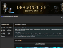 Tablet Screenshot of dragonflightguild.com